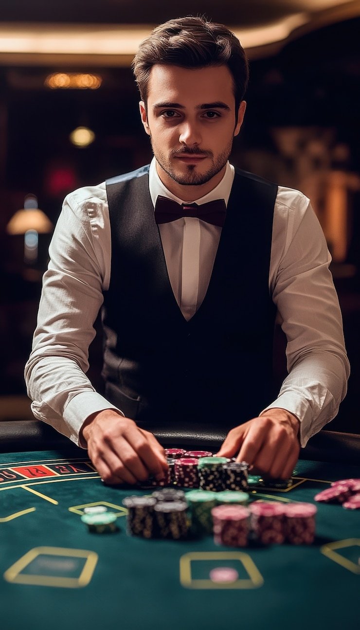 Free Bet Blackjack live table broadcast with dealer and live video stream from mbo88 studio